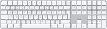 Apple Magic Keyboard með Touch ID og talnaborði - Hvítt