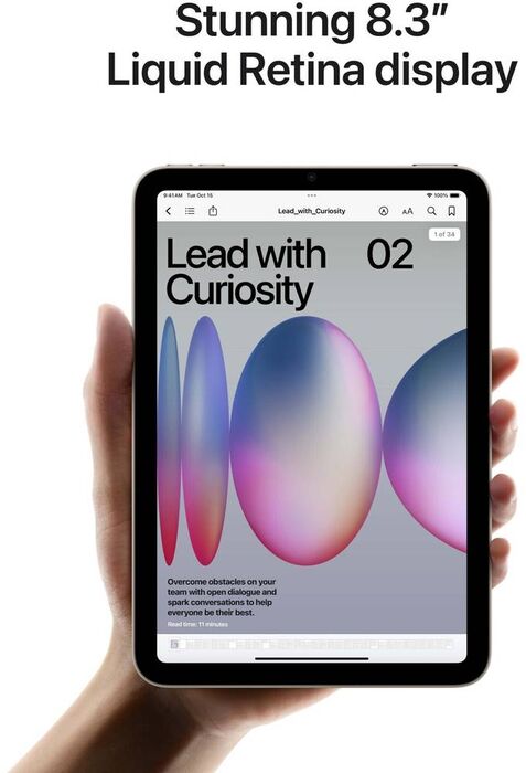 Product image not available for Apple iPad Mini (2024) 256 GB Wi-Fi - Grár