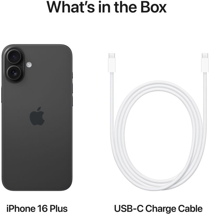 Product image not available for Apple iPhone 16 Plus snjallsími 128 GB - Svartur
