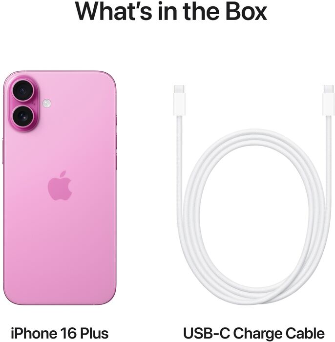 Apple iPhone 16 Plus snjallsími 128 GB - Bleikur