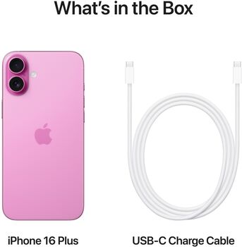 Apple iPhone 16 Plus snjallsími 128 GB - Bleikur