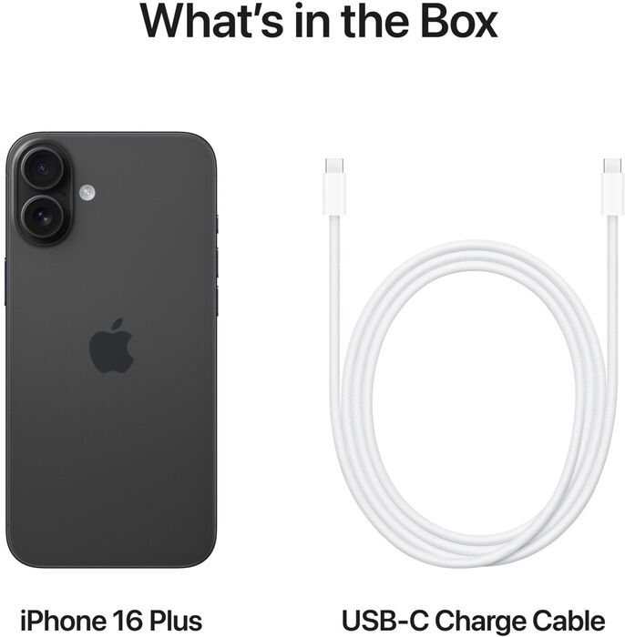 Apple iPhone 16 Plus snjallsími 256 GB - Svartur