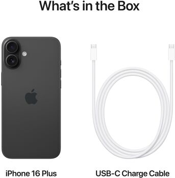 Apple iPhone 16 Plus snjallsími 256 GB - Svartur