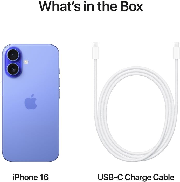 Apple iPhone 16 snjallsími 128 GB - Blár