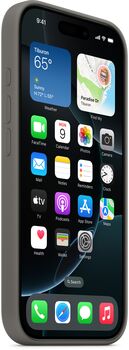 Apple iPhone 16 Pro sílikon MagSafe símahulstur - Grátt