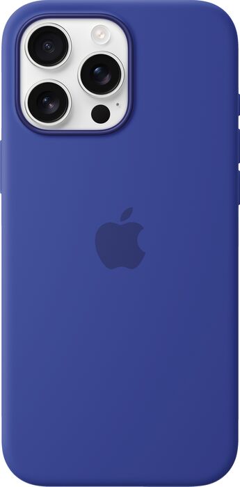 Apple iPhone 16 Pro Max sílikon MagSafe símahulstur - Blátt