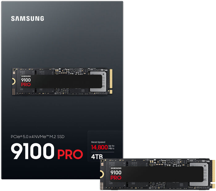 Samsung 9100 Pro SSD minniskort - 4 TB