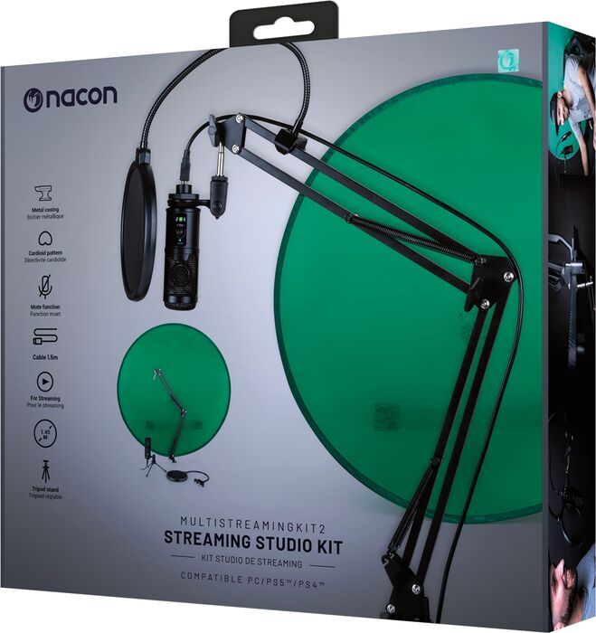 Nacon Studio hljóðnemasett með grænskjá