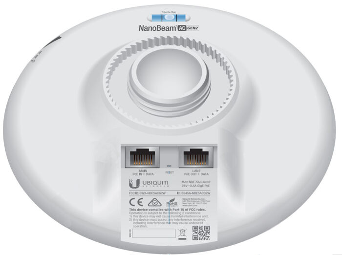 Ubiquiti Nanobeam M5AC loftnet