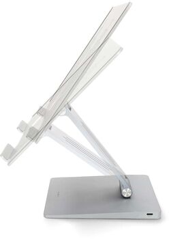 Nedis fartölvustandur með tengikví - Grár