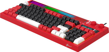 Next KD5 leikjalyklaborð - Rautt