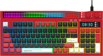 Next KD5 leikjalyklaborð - Rautt