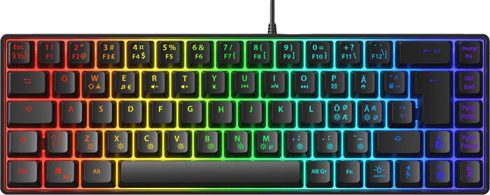Next MX6 Mini leikjalyklaborð - Svart