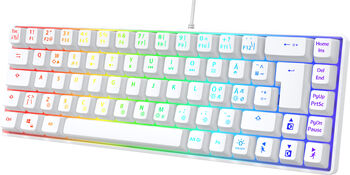 Next MX6 Mini leikjalyklaborð - Hvítt
