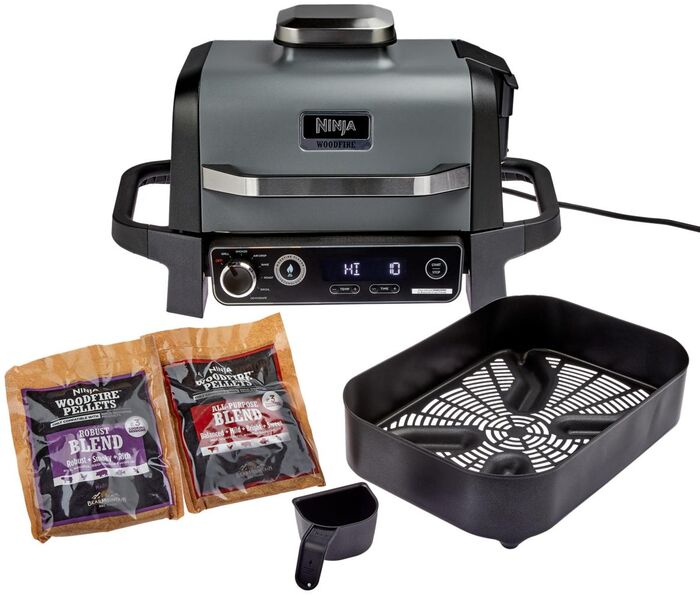 Ninja Woodfire rafmagnsgrill og reykofn