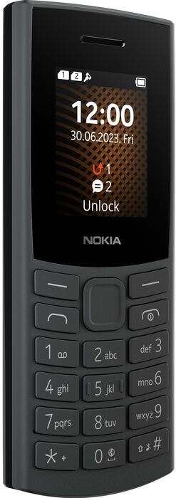 Nokia 105 4G (2023) takkasími - Grár 