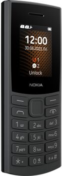Nokia 105 4G (2023) takkasími - Grár 