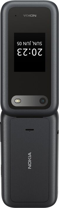 Nokia 2660 4G samlokusími með hleðslustöð - Svartur 