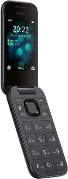 Nokia 2660 4G samlokusími með hleðslustöð - Svartur 