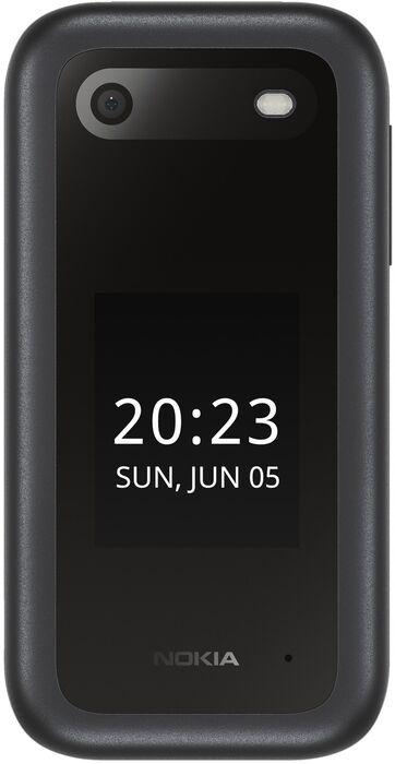 Nokia 2660 4G samlokusími með hleðslustöð - Svartur 