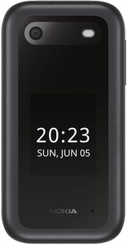 Nokia 2660 4G samlokusími með hleðslustöð - Svartur 