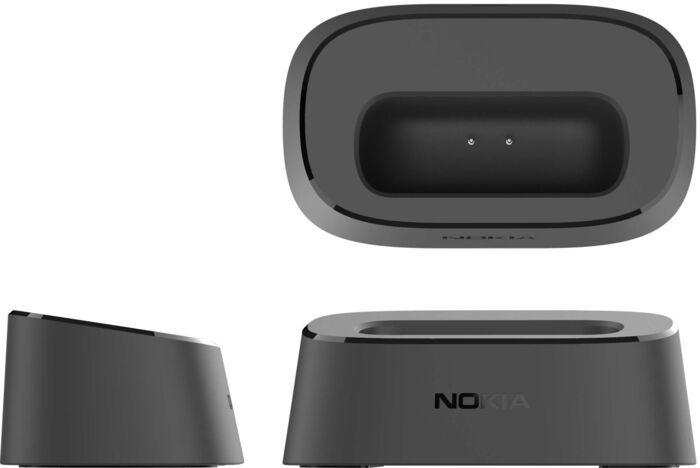 Nokia 2660 4G samlokusími með hleðslustöð - Svartur 