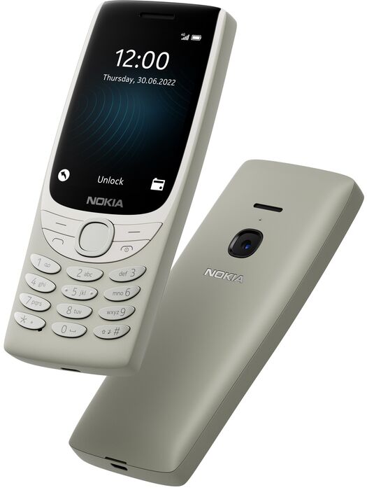Nokia 8210 4G takkasími - Drapplitaður