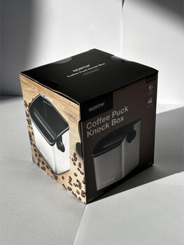 North Knock Box fyrir kaffikorg - Stál
