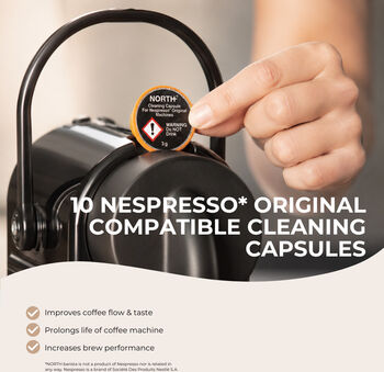 North hreinsihylki fyrir Nespresso Original - 10 stk