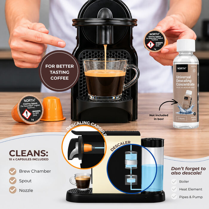 North hreinsihylki fyrir Nespresso Original - 10 stk