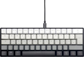 NOS C-450 Mini PRO RGB leikjalyklaborðið - Svarthvítt