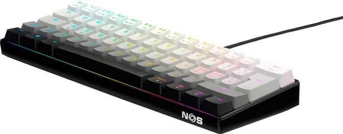 NOS C-450 Mini PRO RGB leikjalyklaborðið - Svarthvítt