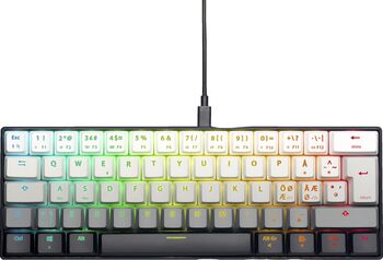 NOS C-450 Mini PRO RGB leikjalyklaborðið - Svarthvítt