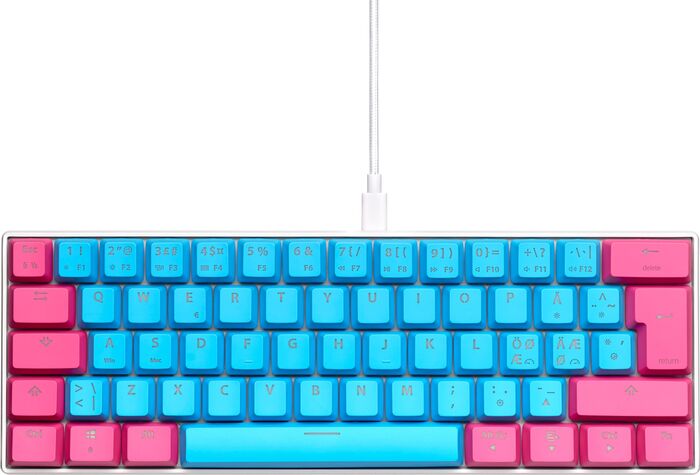 NOS C-450 Mini Pro RGB leikjalyklaborð - Lollipop