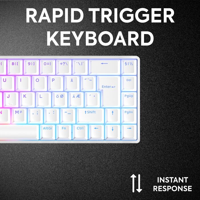 NOS C800 leikjalyklaborð - Hvítt