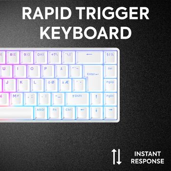 NOS C800 leikjalyklaborð - Hvítt