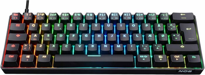 NOS C250 V2 Mini leikjalyklaborð - Svart