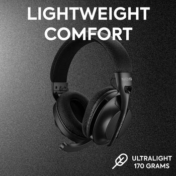 NOS H-800 þráðlaus leikjaheyrnartól - Svört