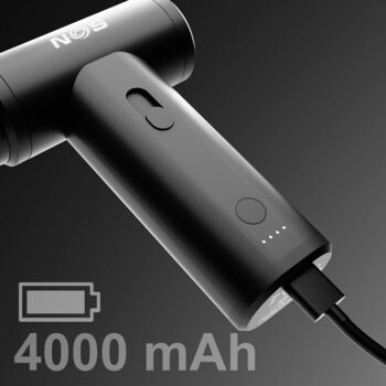 NOS D800 loftblásari - Svartur