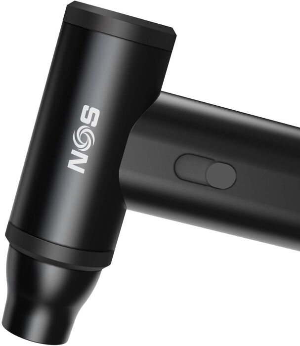 NOS D800 loftblásari - Svartur