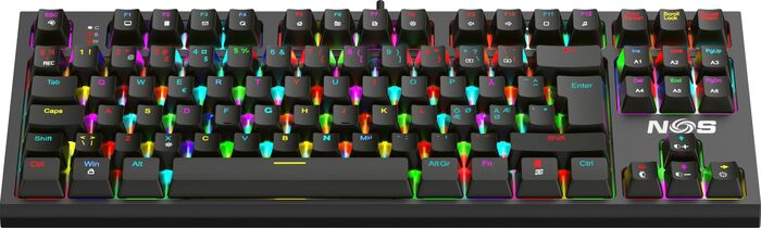 NOS C350 V2 TKL leikjalyklaborð - Svart