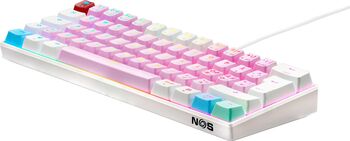 NOS C-450 Mini Pro RGB leikjalyklaborð - Cotton Candy