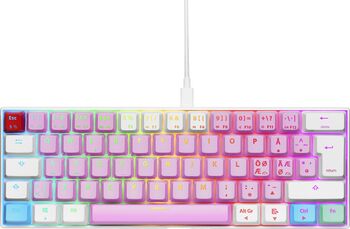 NOS C-450 Mini Pro RGB leikjalyklaborð - Cotton Candy