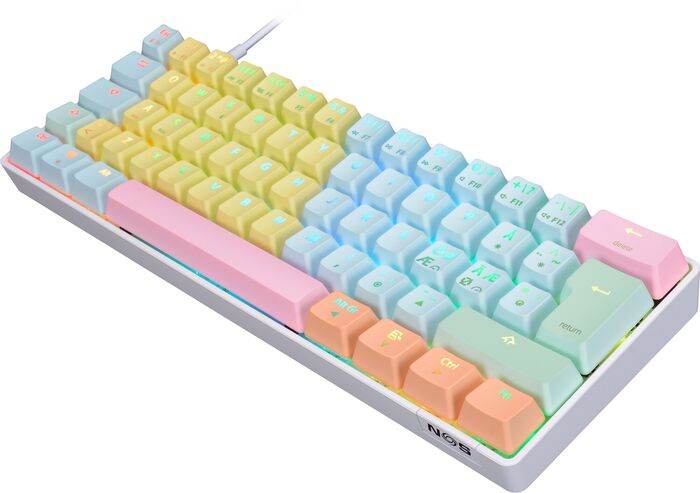 NOS C-450 Mini PRO RGB leikjalyklaborðið - Tutti Frutti