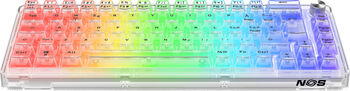 NOS C450 Mini Clear65 leikjalyklaborð - Glært