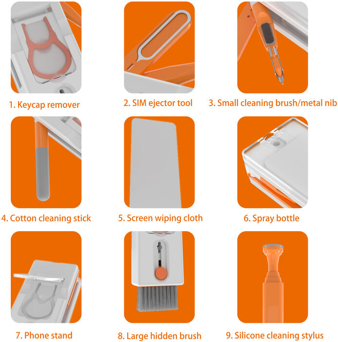 NOS T-450 11-in-1 hreinsisett