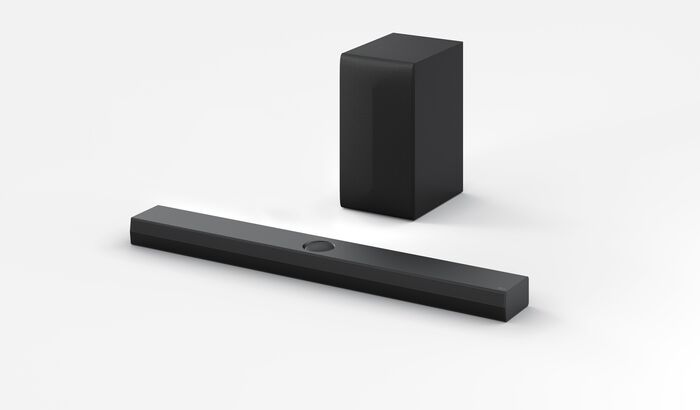 LG NS70T hljóðstöng með bassaboxi - Svört