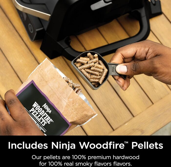 Ninja Woodfire rafmagnsgrill og reykofn