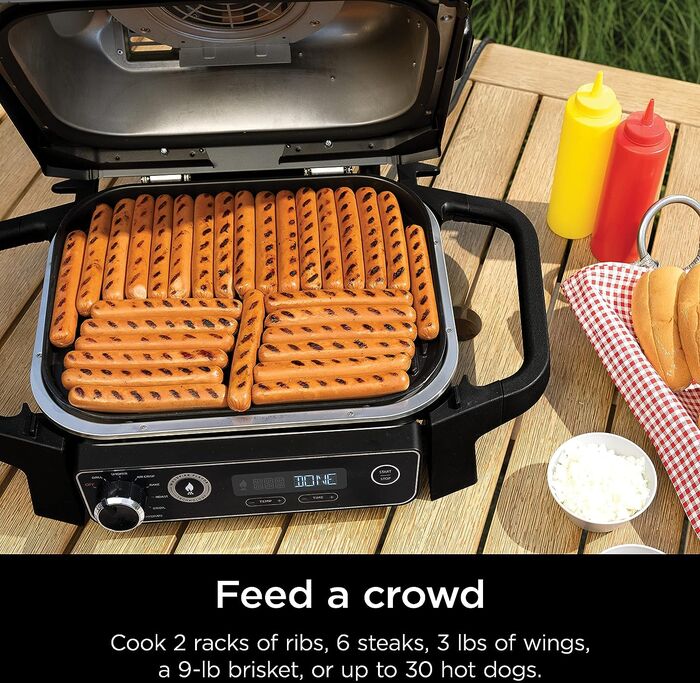 Ninja Woodfire rafmagnsgrill og reykofn