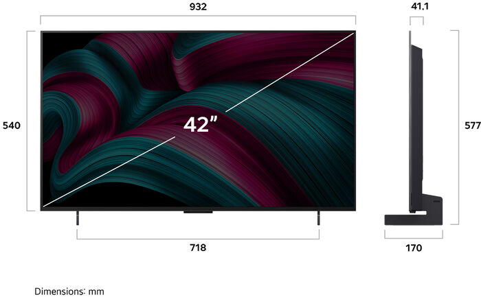 LG 42" C5 OLED sjónvarp (2025)